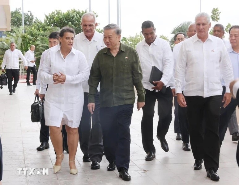 Vietnamese leader To Lam visits Mariel Special Development Zone